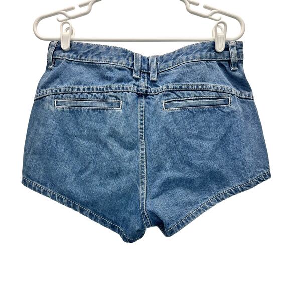 Free People Sweet Surrender Shorts Denim Lace Details Size 30 - Picture 3 of 10